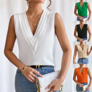 Blouse Bella™ | Women's Sleeveless Loose-Fit Blouse | Lightweight Fabric, Casual Summer Style & Breathable Comfort