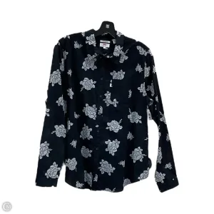 Blouse Long Sleeve By Levis In Black, Size: Xl