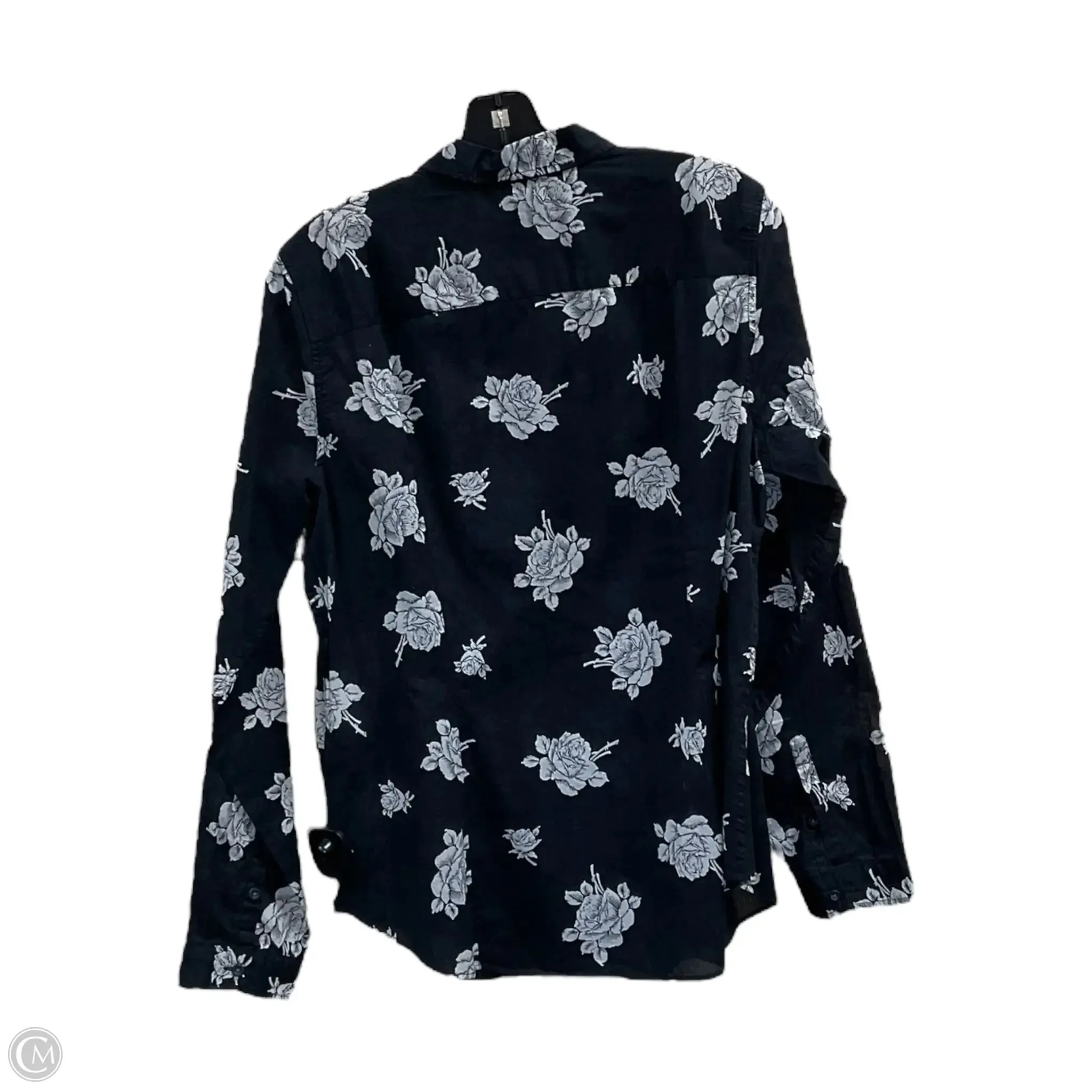 Blouse Long Sleeve By Levis In Black, Size: Xl
