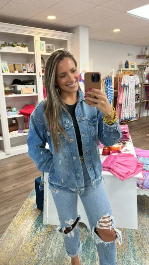 Blue Age Oversized Denim Jacket