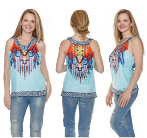 Blue Aztec Tank