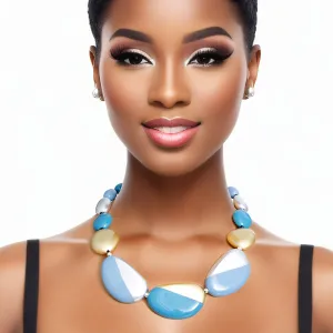 Blue Bead Graduated Set