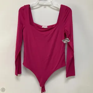 Bodysuit By Babaton In Pink, Size: Xl