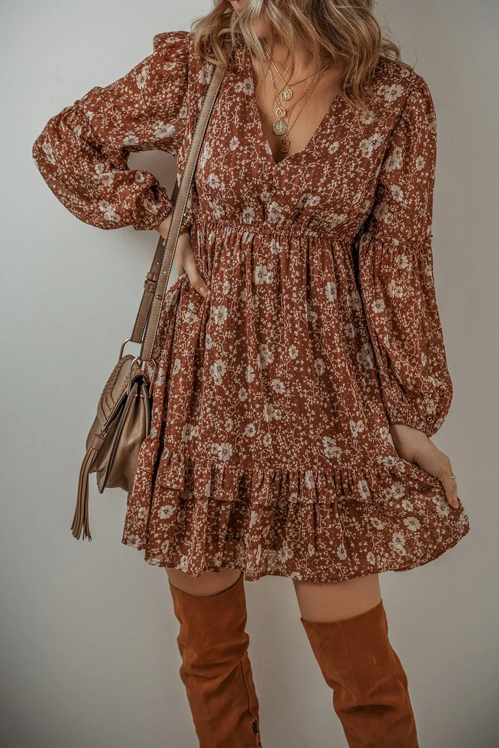 Boho Bronze Dress