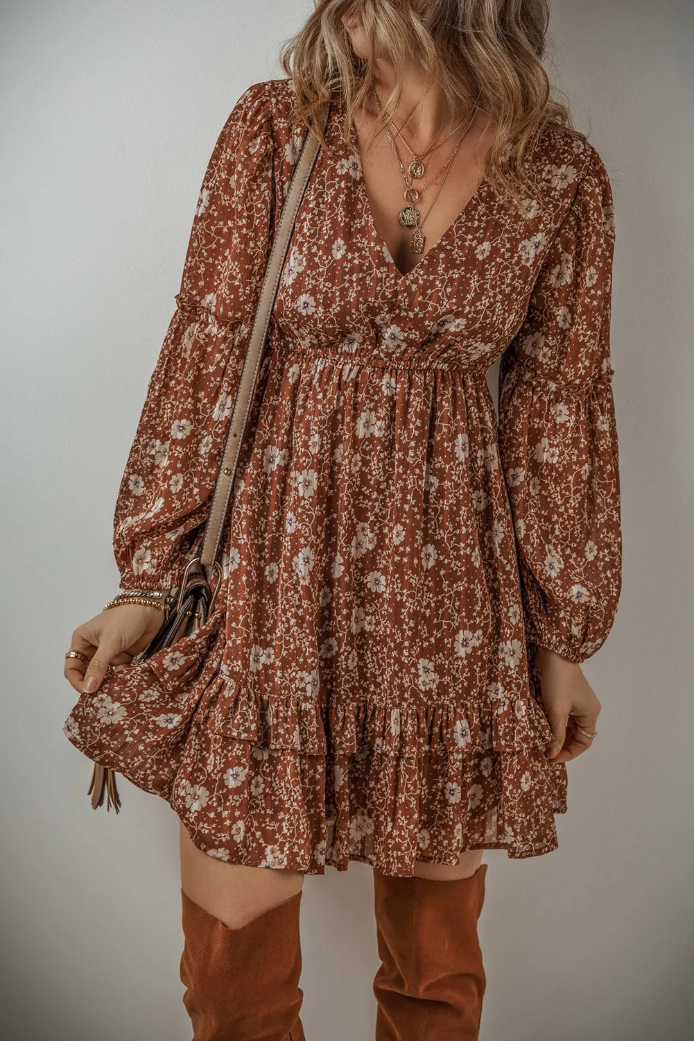 Boho Bronze Dress