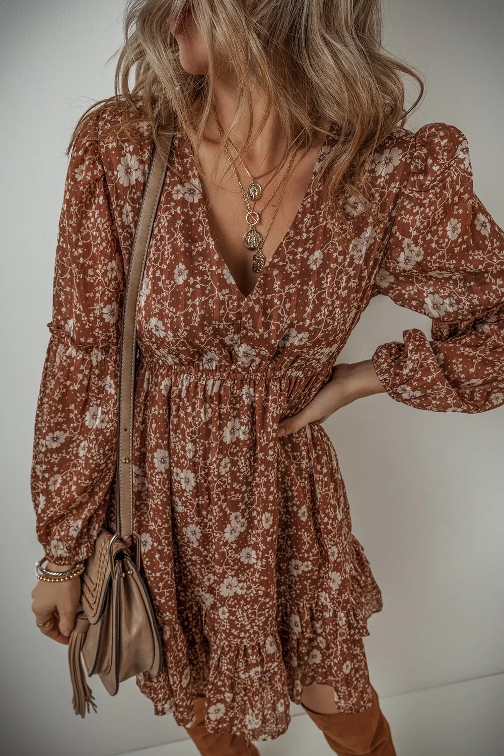 Boho Bronze Dress
