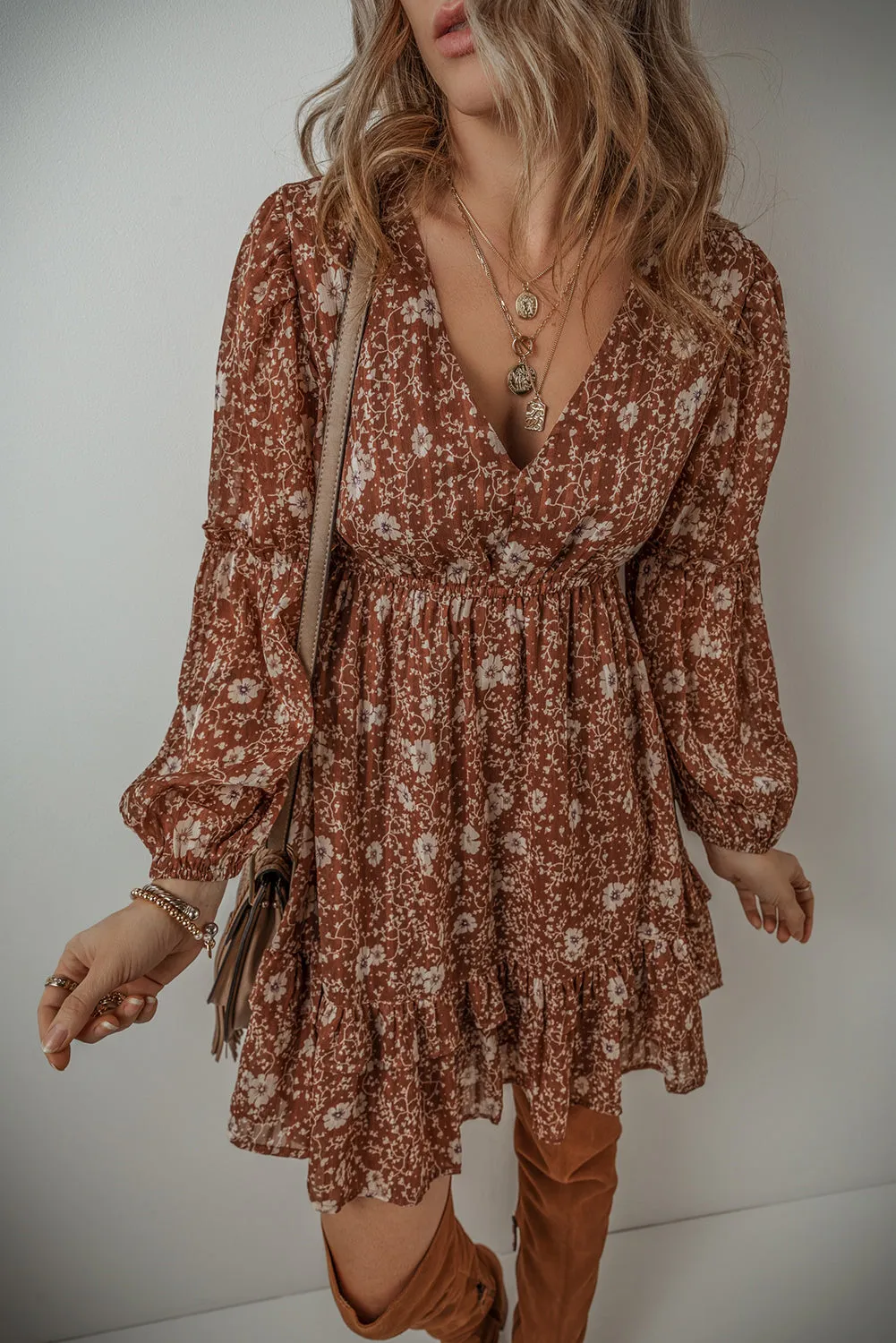 Boho Bronze Dress