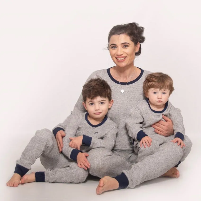 Boys Grey Jersey Lounge Set