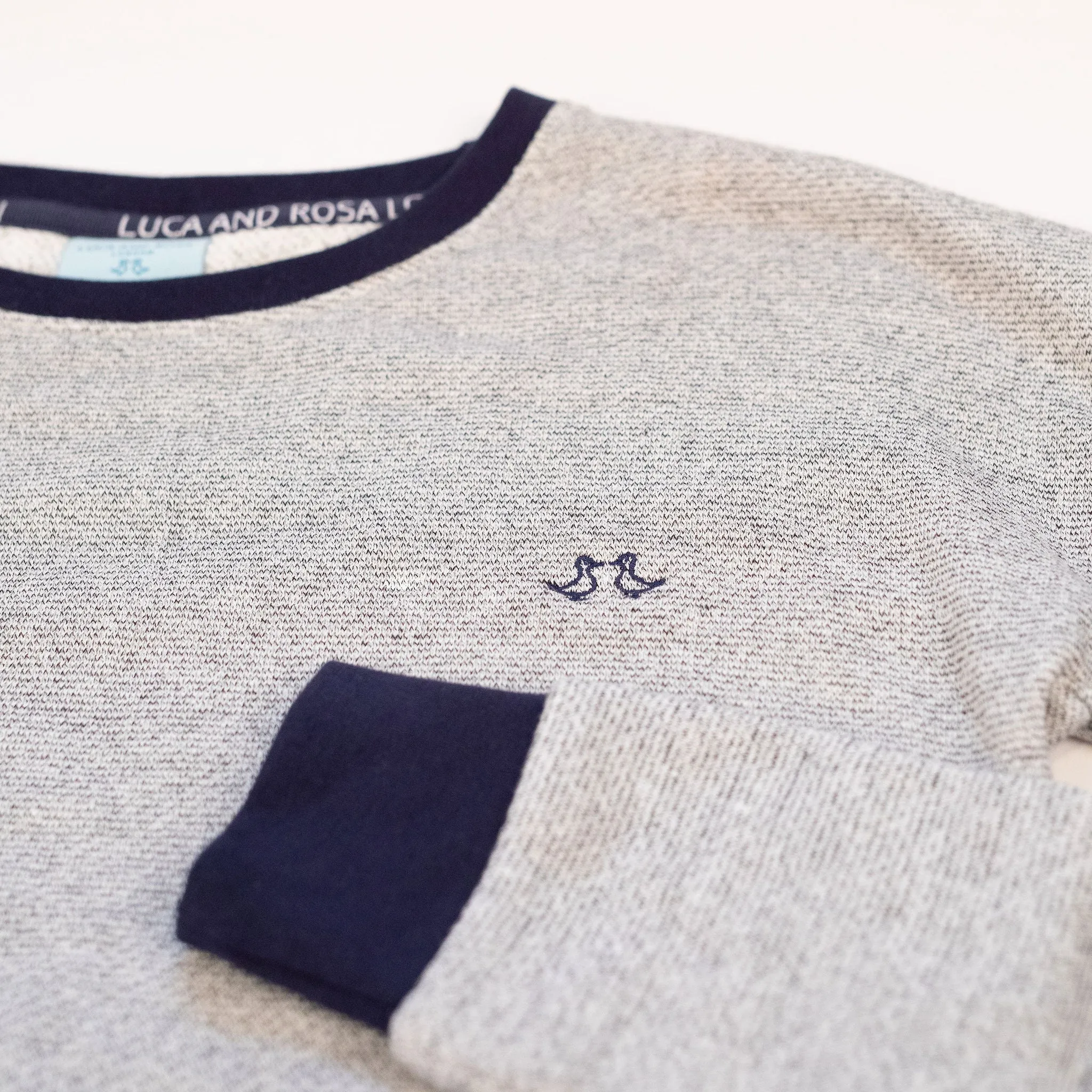 Boys Grey Jersey Lounge Set