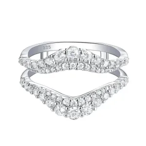 Brilliant Round Cut Diamond Enhancer Women's Wedding Band