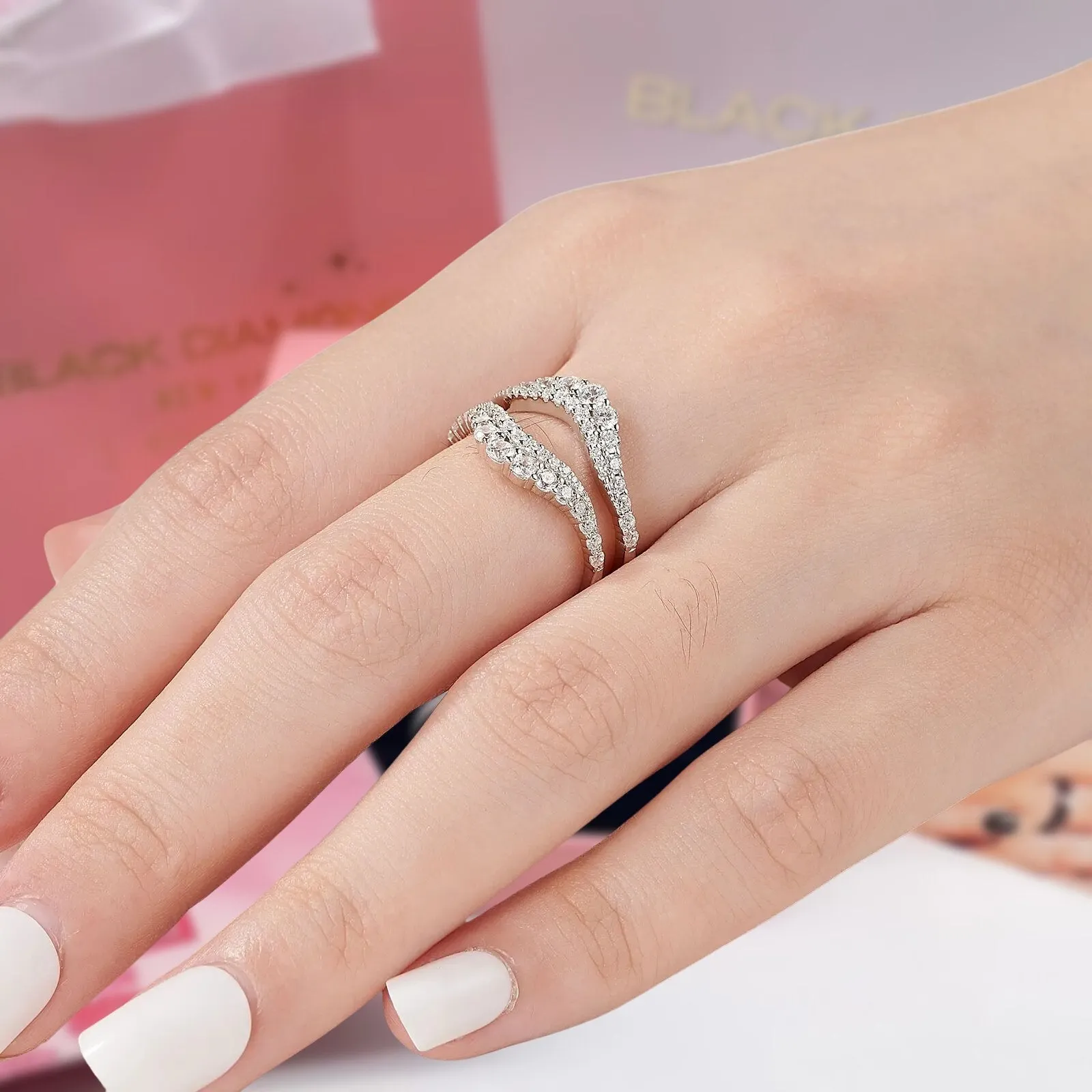 Brilliant Round Cut Diamond Enhancer Women's Wedding Band