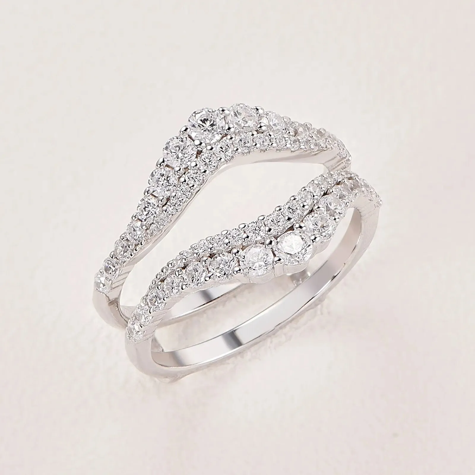 Brilliant Round Cut Diamond Enhancer Women's Wedding Band