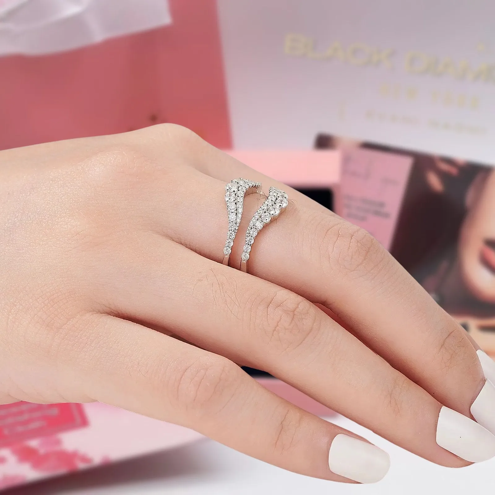 Brilliant Round Cut Diamond Enhancer Women's Wedding Band