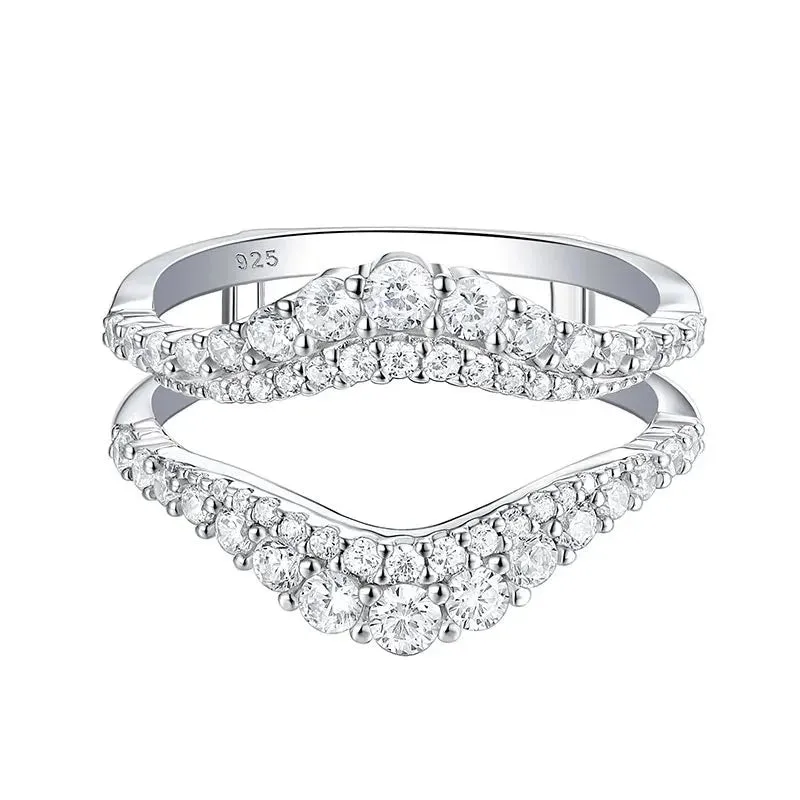 Brilliant Round Cut Diamond Enhancer Women's Wedding Band