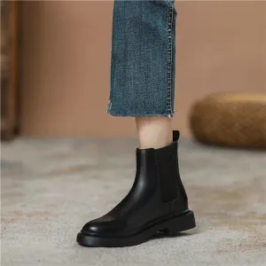 British Style Chelsea Women's Ankle Boots