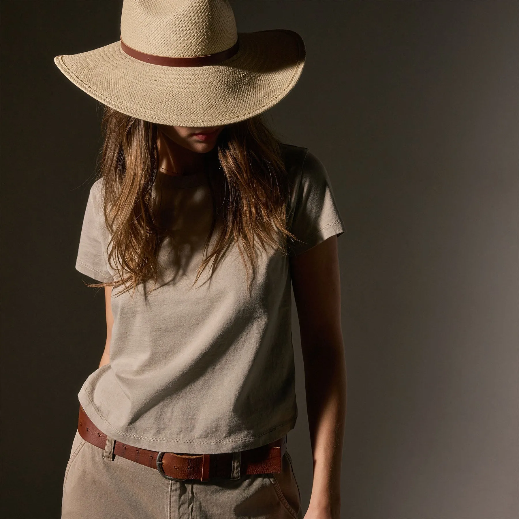 Brushed Elevated Jersey Short Sleeve Tee - Overcast