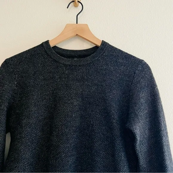 Bruune &amp; Stengade Women's Gray Pullover Wool Sweater Size Medium