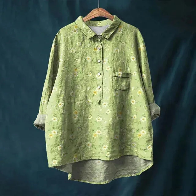 Buber® | Vintage-Blumenbluse