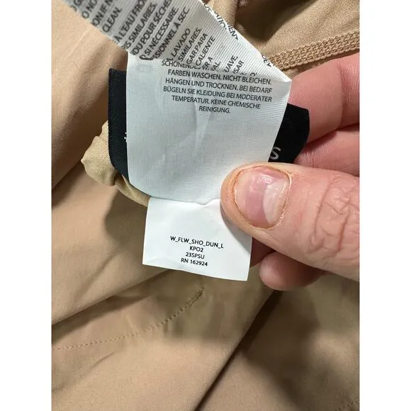 BYLT Women’s Flow Shorts Size Large Tan Athletic NEW Premium Basics