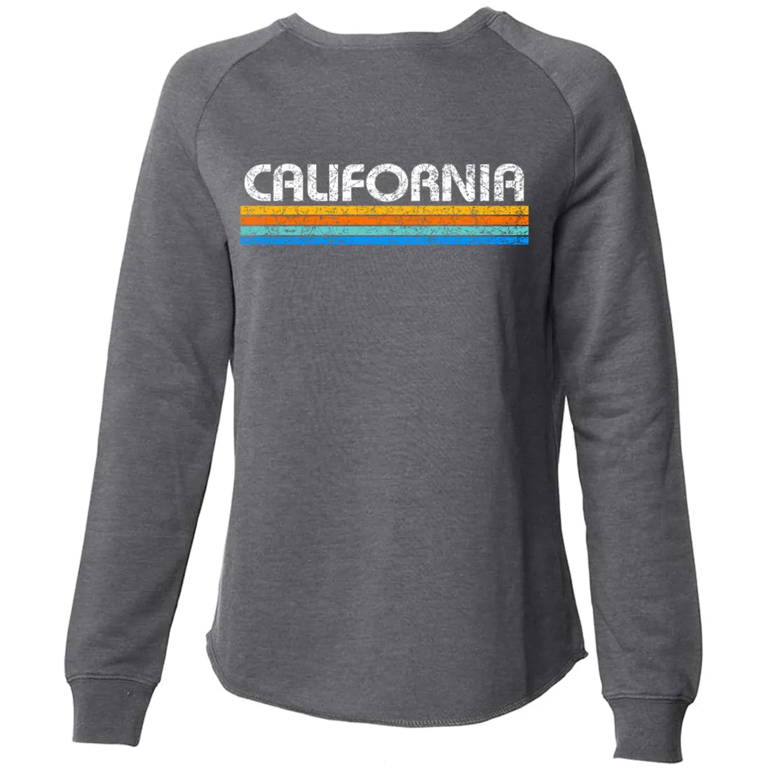 California Vintage Stripe Super Soft Crewneck Sweater
