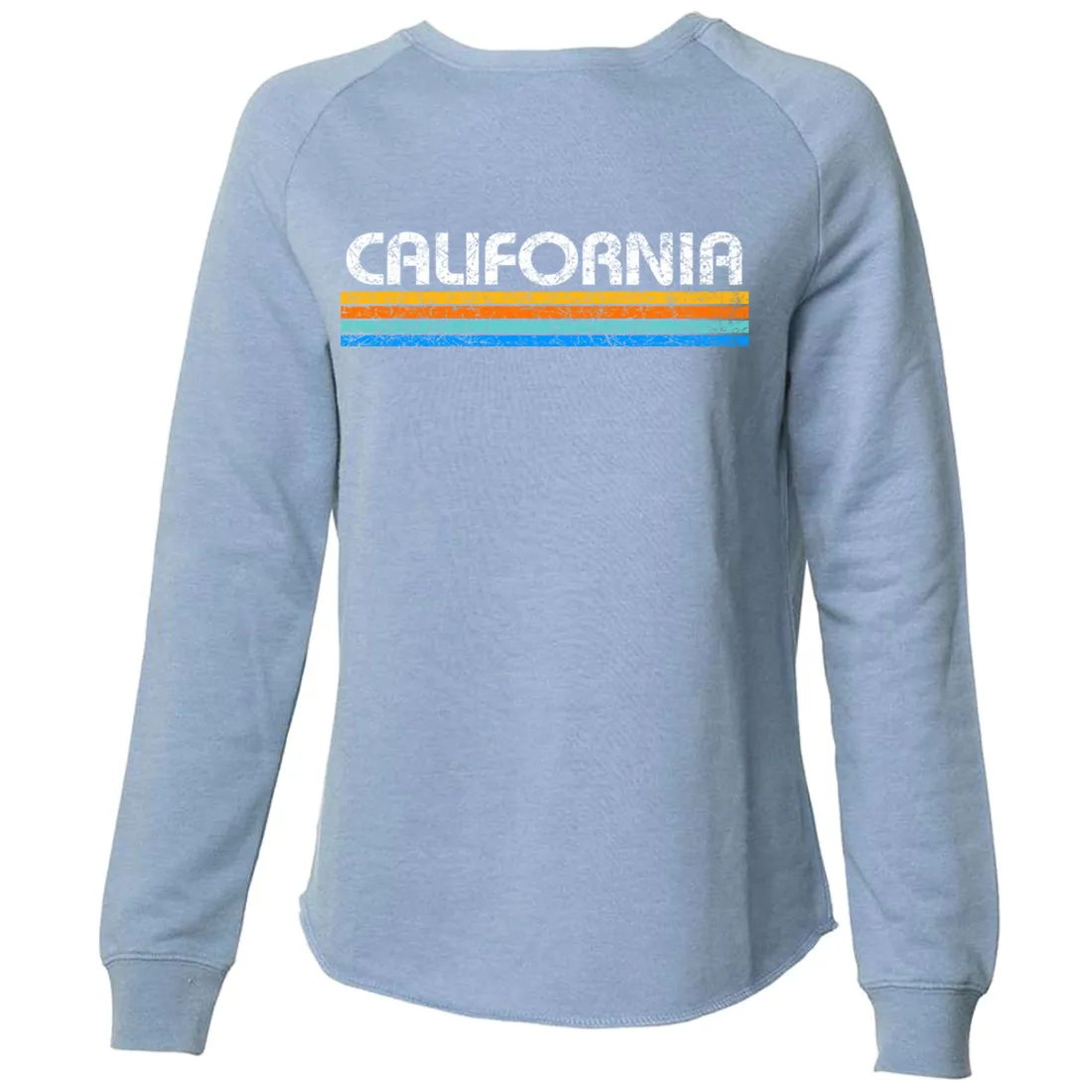 California Vintage Stripe Super Soft Crewneck Sweater