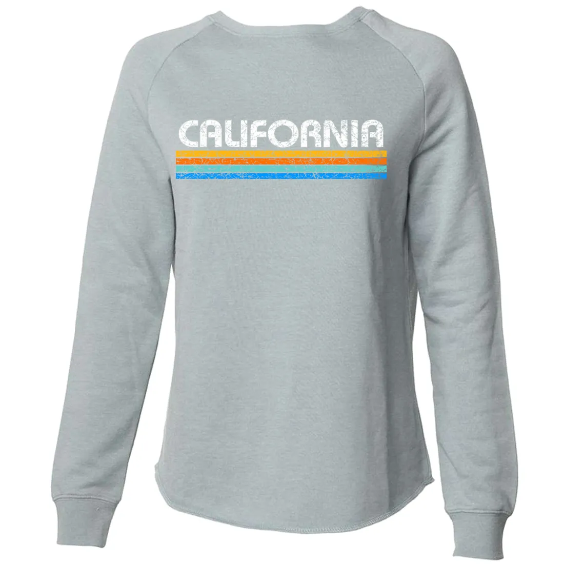 California Vintage Stripe Super Soft Crewneck Sweater