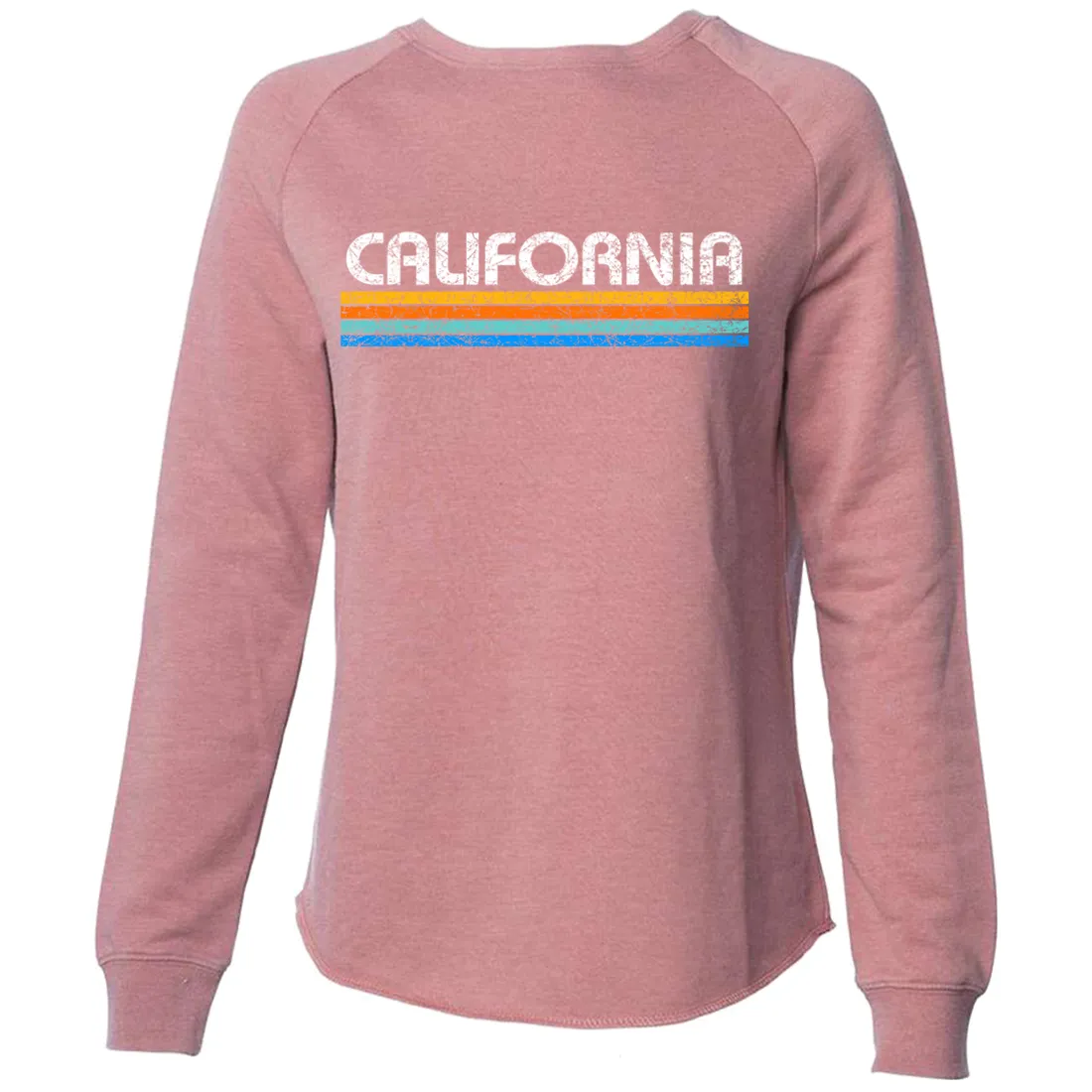 California Vintage Stripe Super Soft Crewneck Sweater