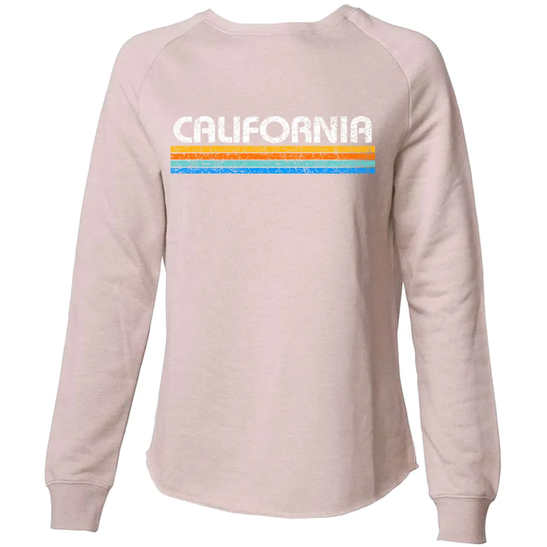 California Vintage Stripe Super Soft Crewneck Sweater