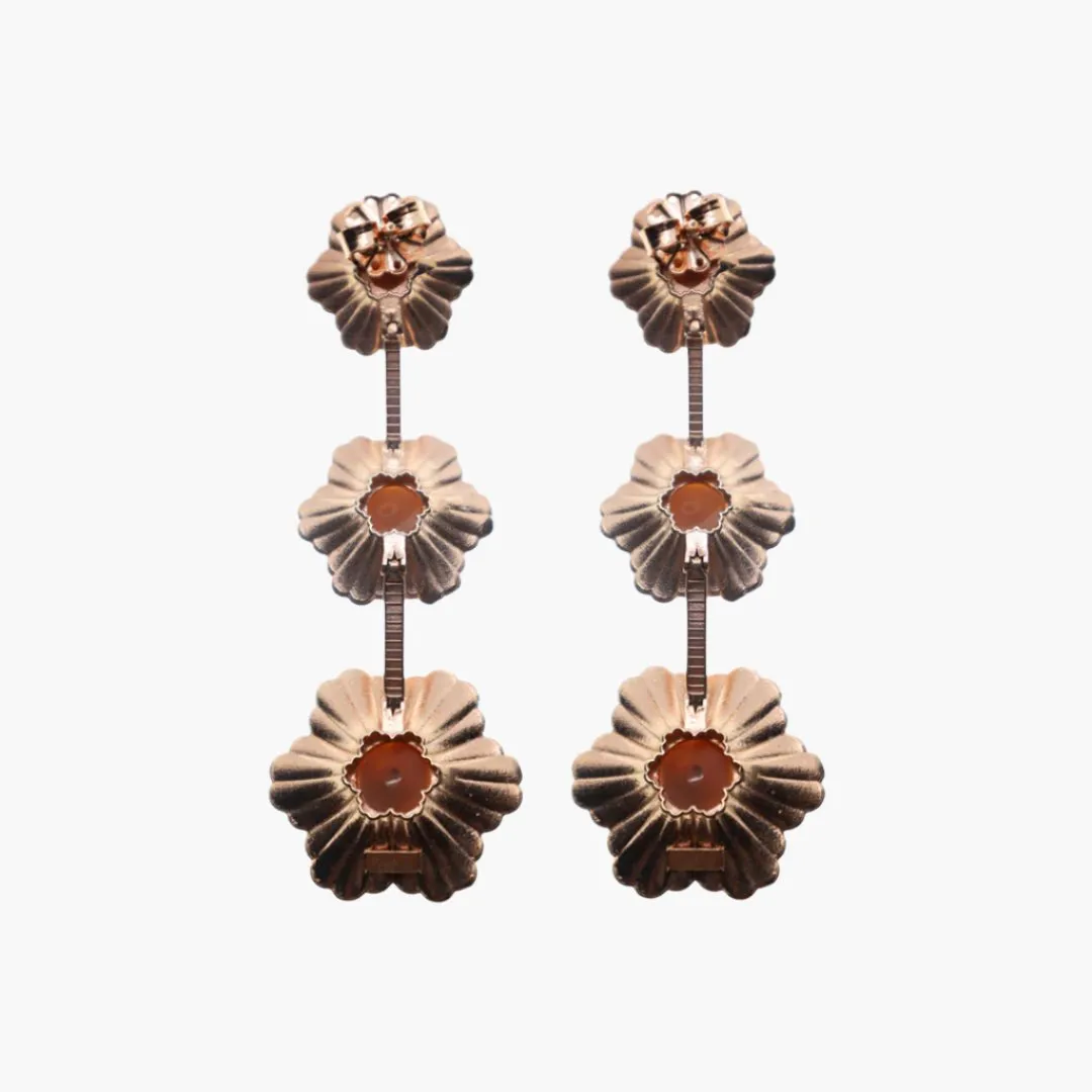 Cameo Fiore Long Earrings