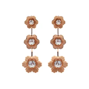 Cameo Fiore Long Earrings