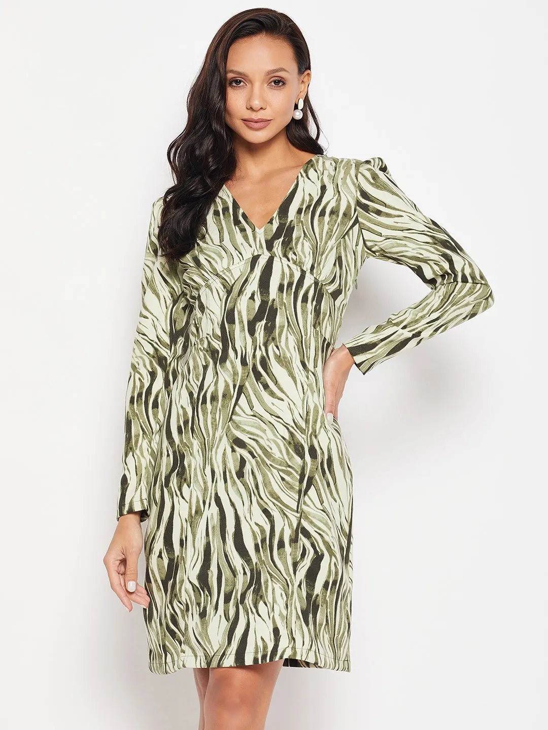 Camla Barcelona Olive Women'S Dress