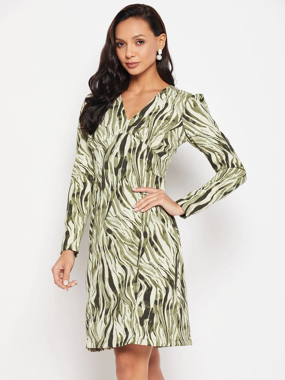 Camla Barcelona Olive Women'S Dress