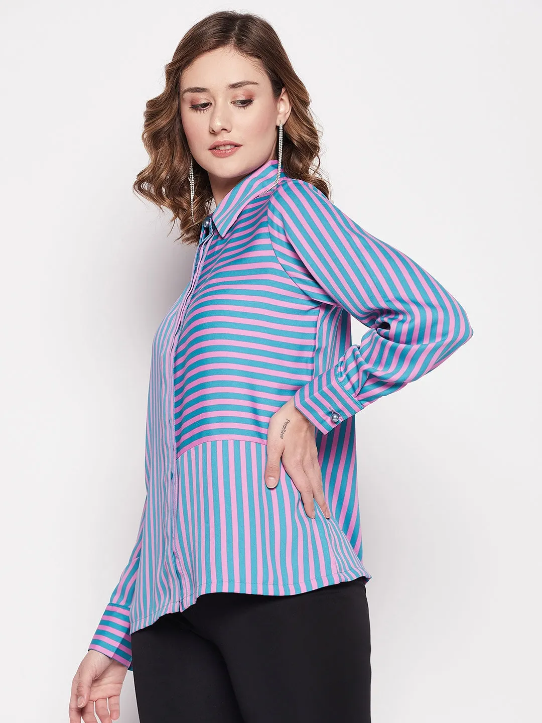 Camla Barcelona Teal Women'S Shirt