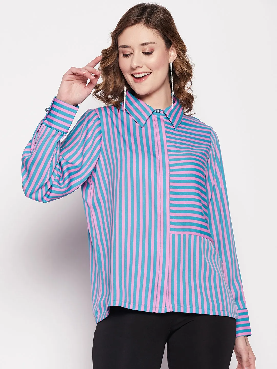 Camla Barcelona Teal Women'S Shirt
