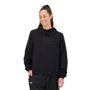Canterbury Women's "Of NZ" Overhead Hoody - Jet Black