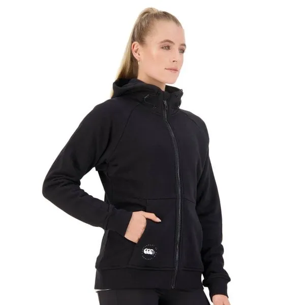 Canterbury Women's Zip Thru Hoody - Black