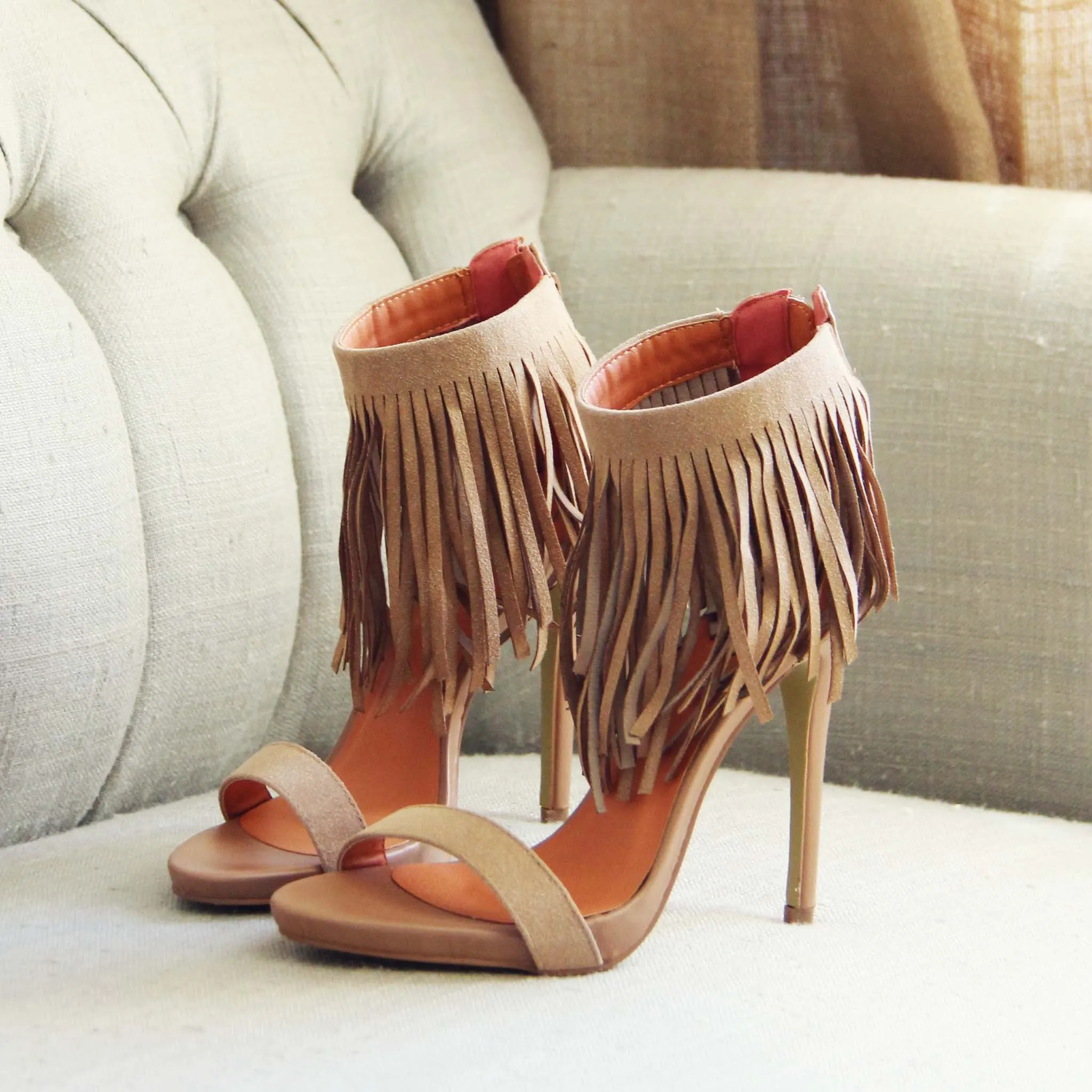 Canyon Fringe Heels