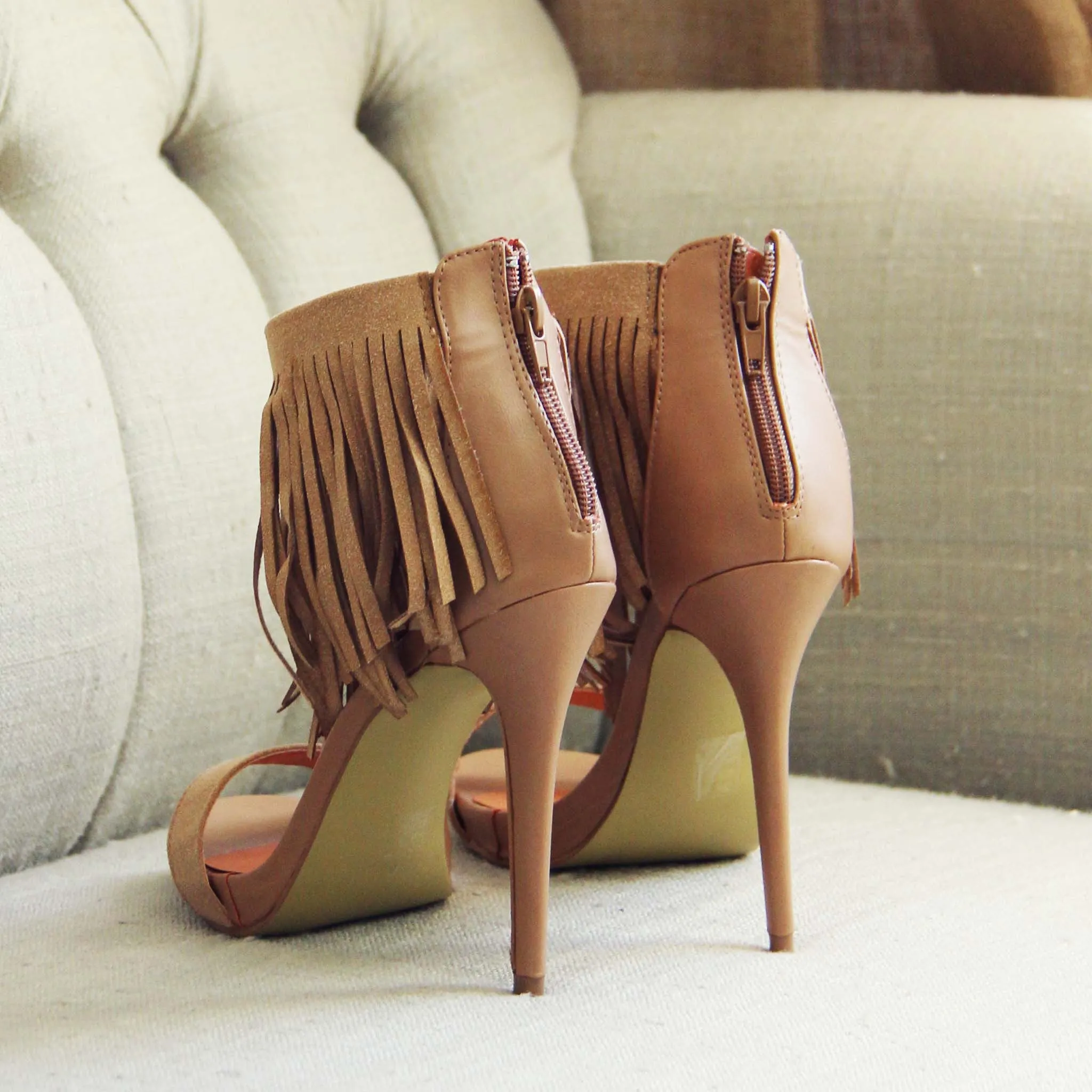 Canyon Fringe Heels
