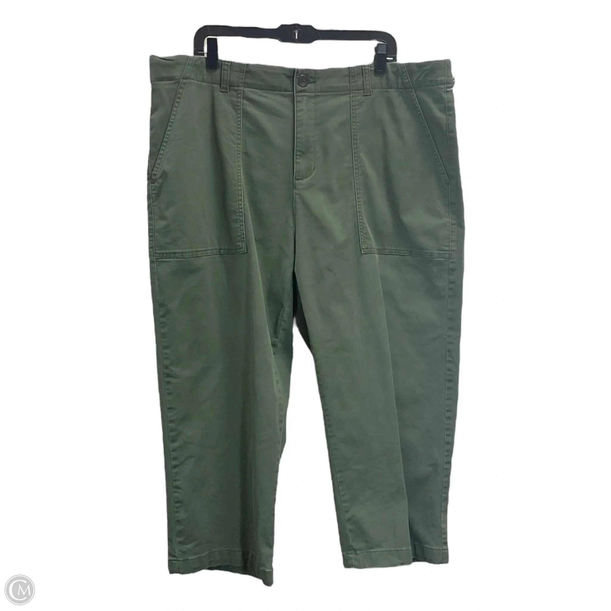 Capris By Terra & Sky In Green, Size: 18