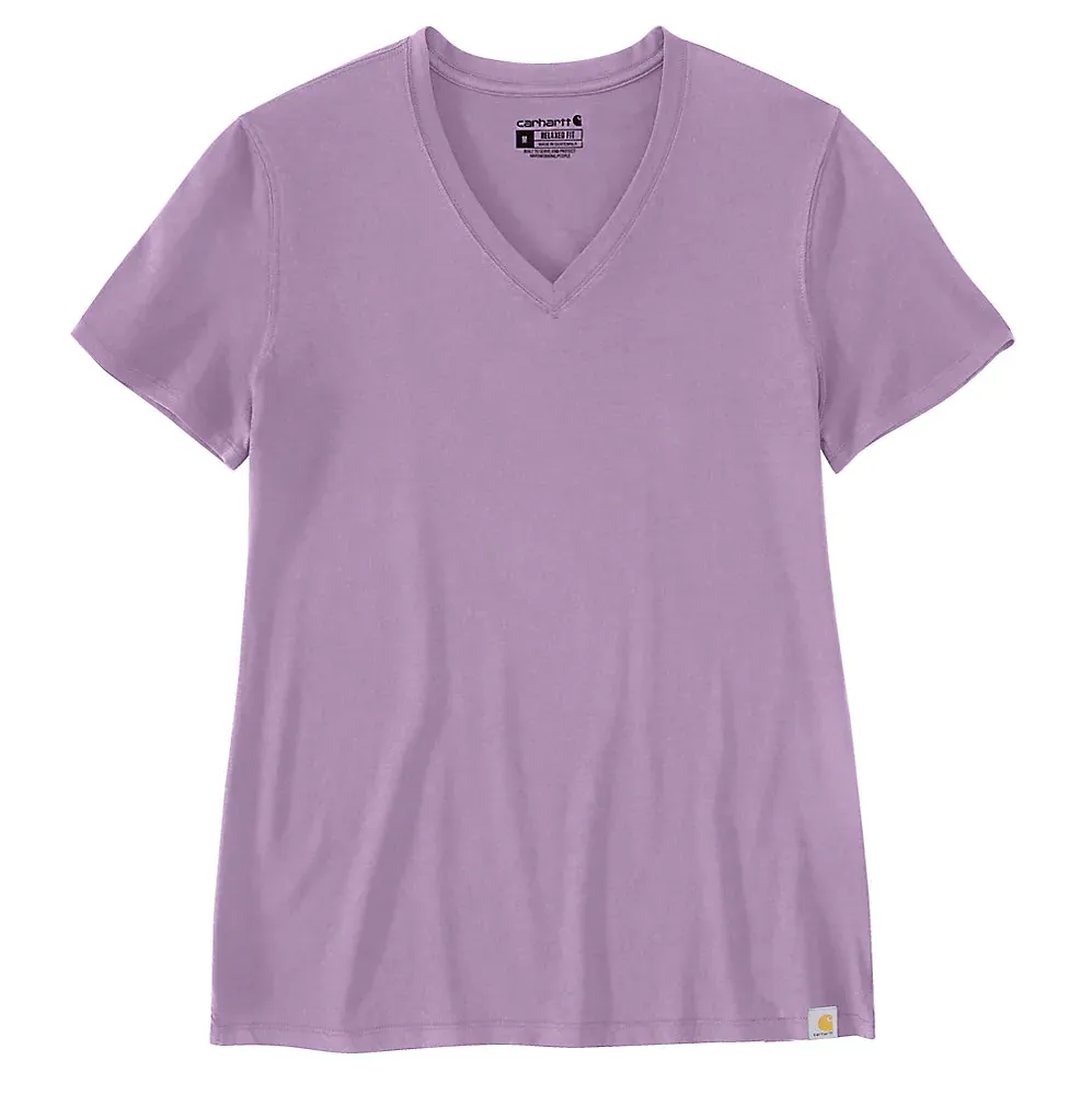 Carhartt Women's TENCEL™ Fiber Series Relaxed Fit Short-Sleeve V-Neck T-Shirt