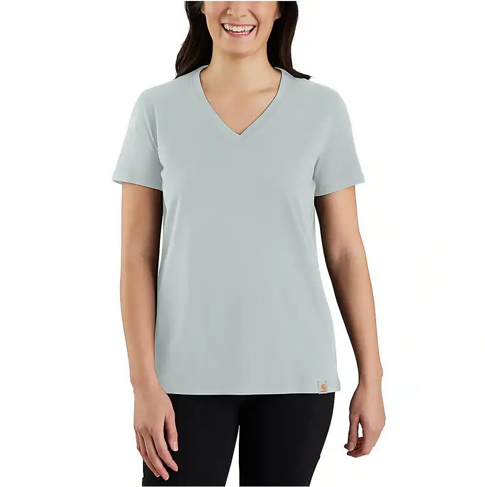 Carhartt Women's TENCEL™ Fiber Series Relaxed Fit Short-Sleeve V-Neck T-Shirt