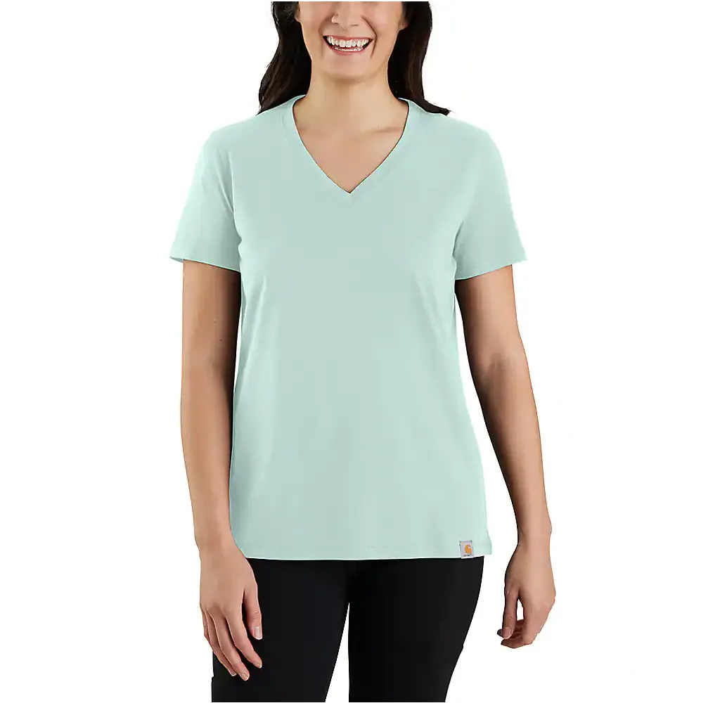 Carhartt Women's TENCEL™ Fiber Series Relaxed Fit Short-Sleeve V-Neck T-Shirt