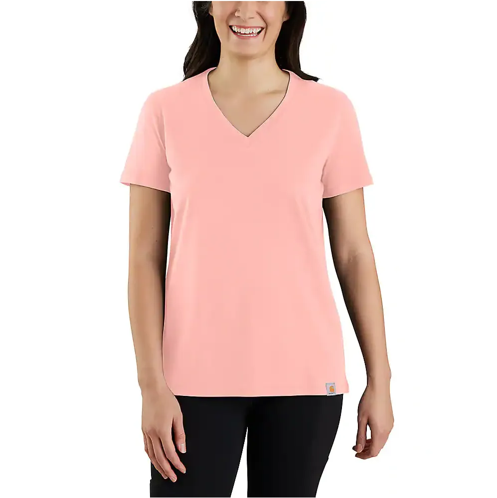 Carhartt Women's TENCEL™ Fiber Series Relaxed Fit Short-Sleeve V-Neck T-Shirt