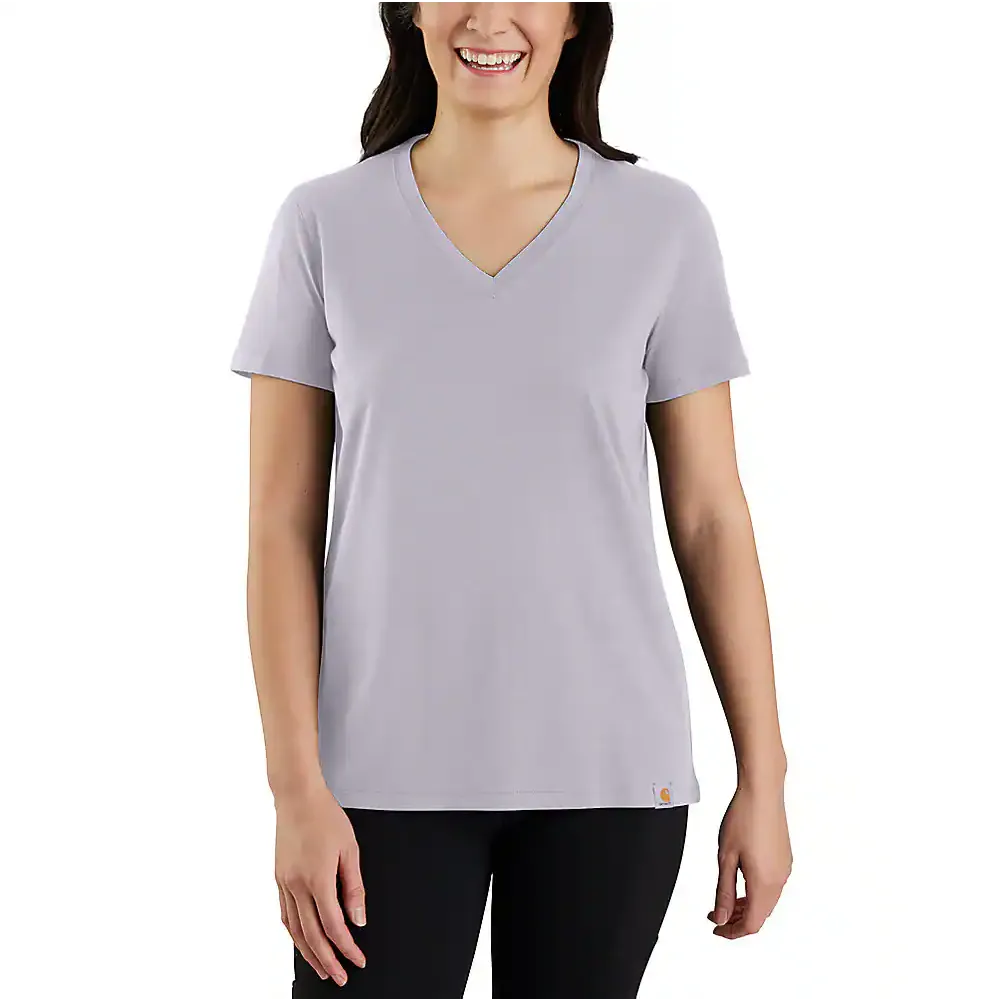 Carhartt Women's TENCEL™ Fiber Series Relaxed Fit Short-Sleeve V-Neck T-Shirt