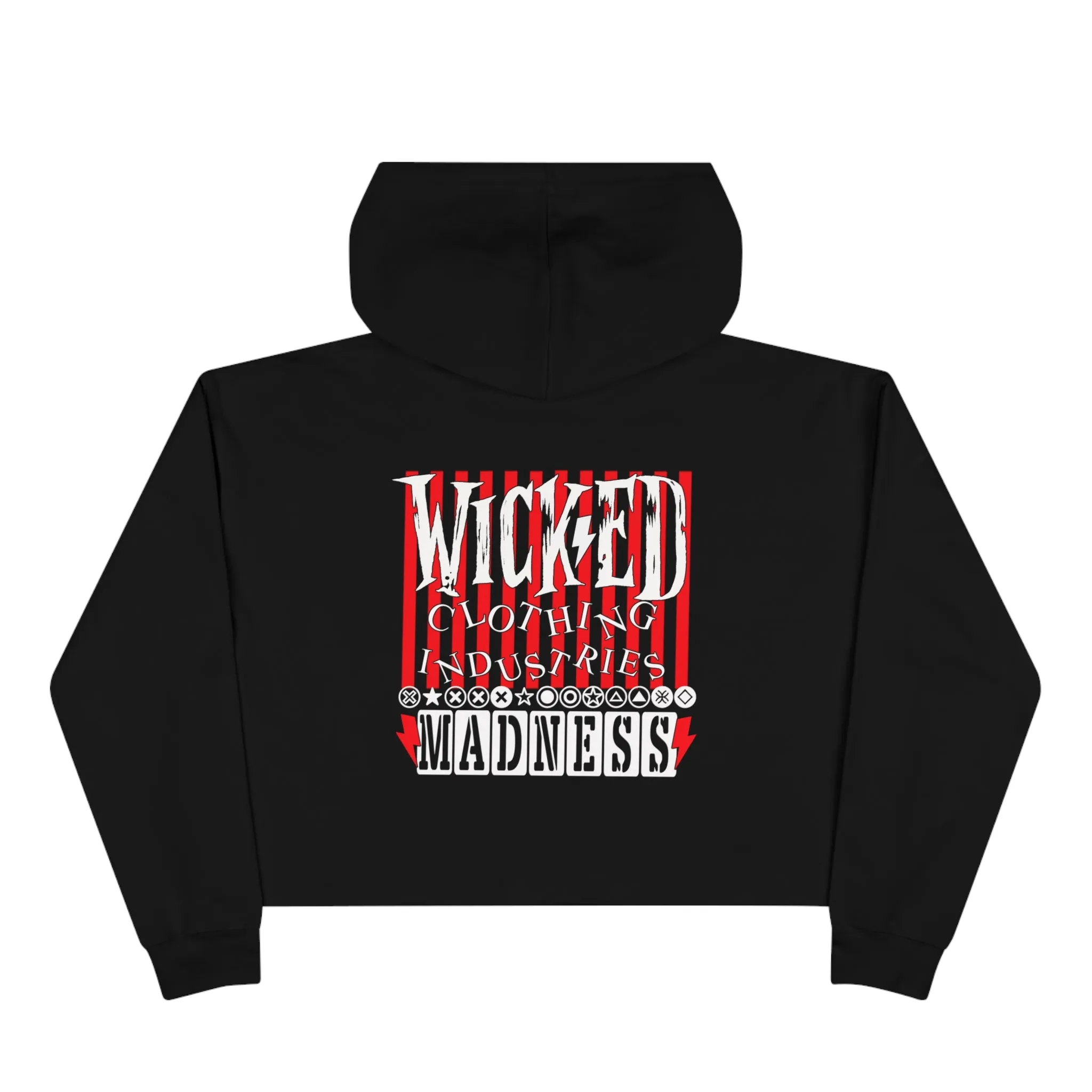 Cartoon/ Madness/Crop Hoodie