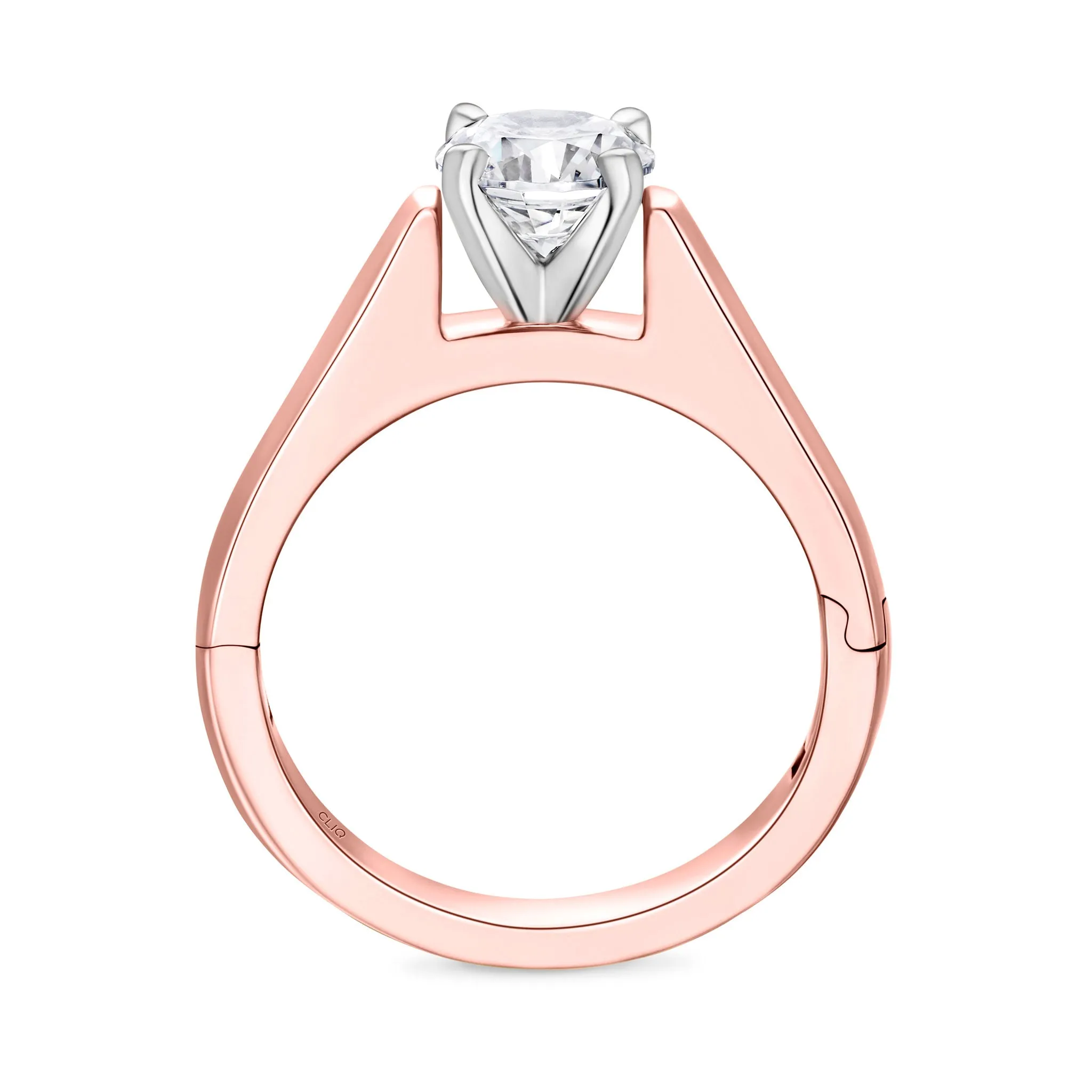 Castille Cathedral Solitaire Engagement Ring