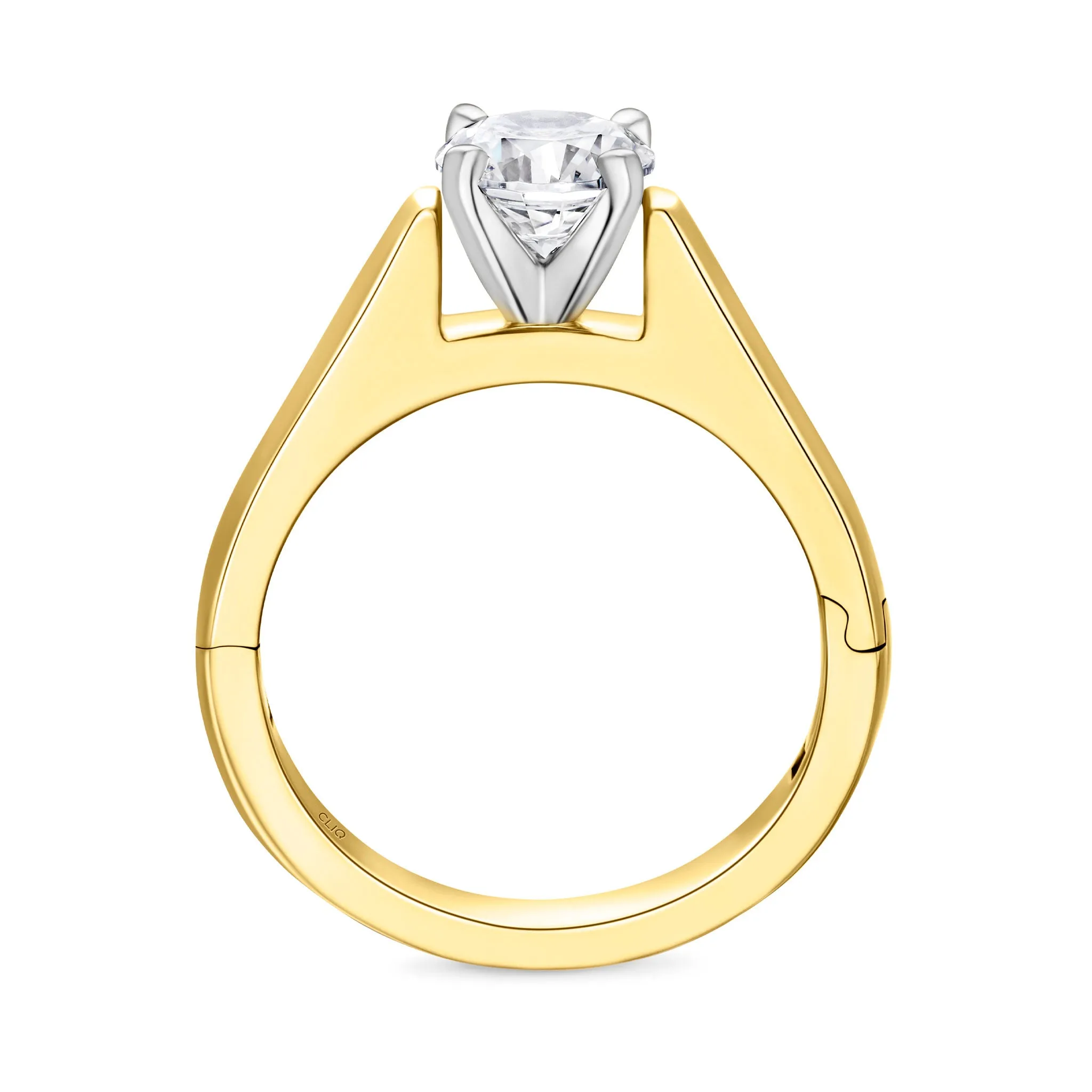 Castille Cathedral Solitaire Engagement Ring