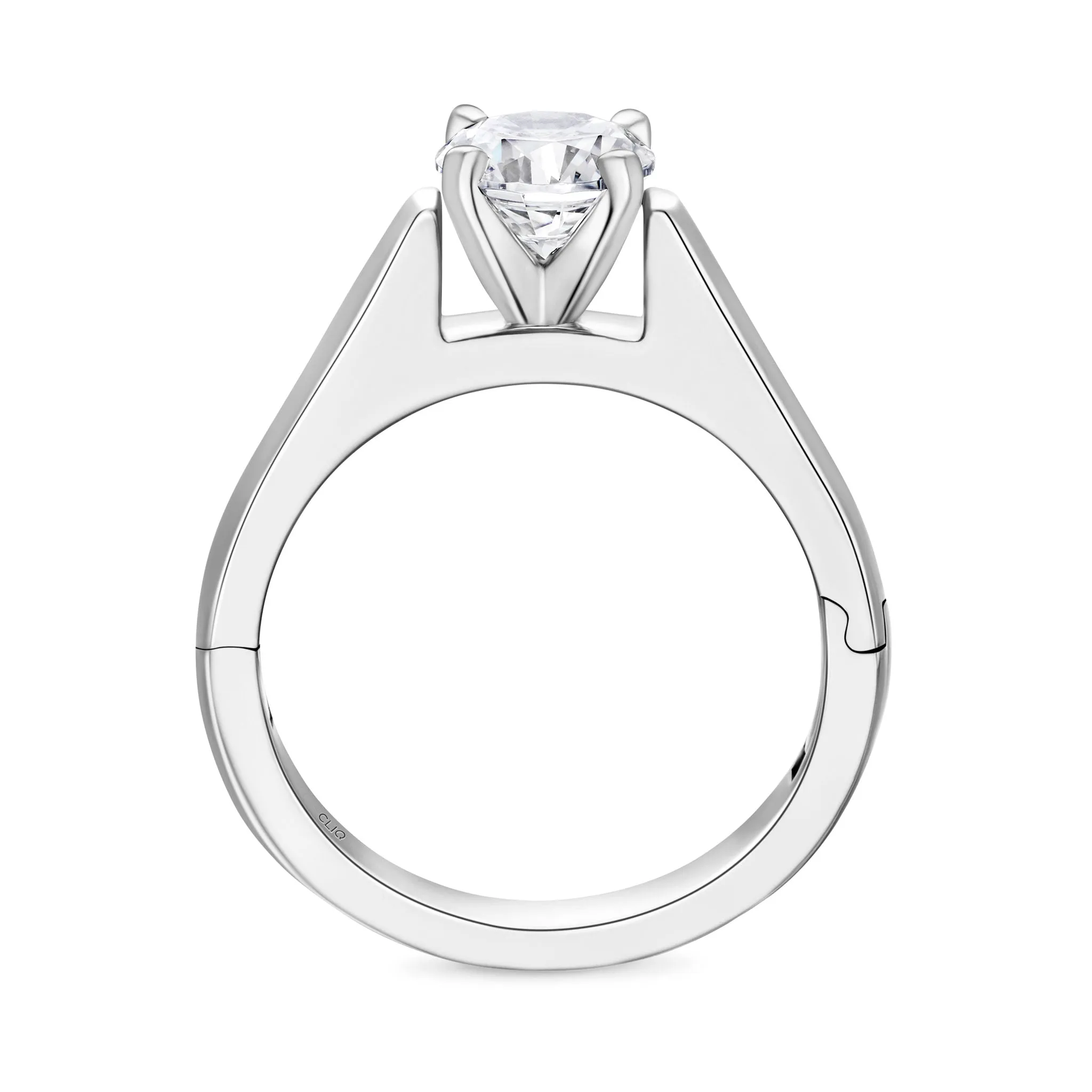 Castille Cathedral Solitaire Engagement Ring