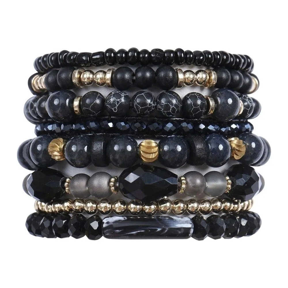 Charm Layered Stackable Versatile Bracelet Set