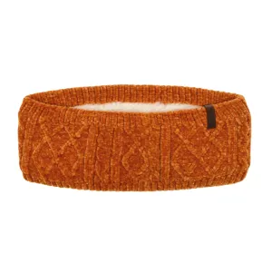Chenille Knit Headband | Peach Caramel